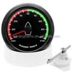 Customizable Logo Black 85mm 0-190 Ohm Marine Rudder Angle Indicator Gauge