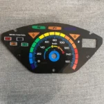 Car Truck Silk Screen Printing 2D Speedometer Auto Meter Dial Dashboard Overlay Instrument Panel - Image 5