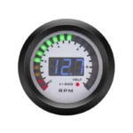Motorcycle LED Electronic Speedometer Digital RPM Meter Tachometer - Image 2