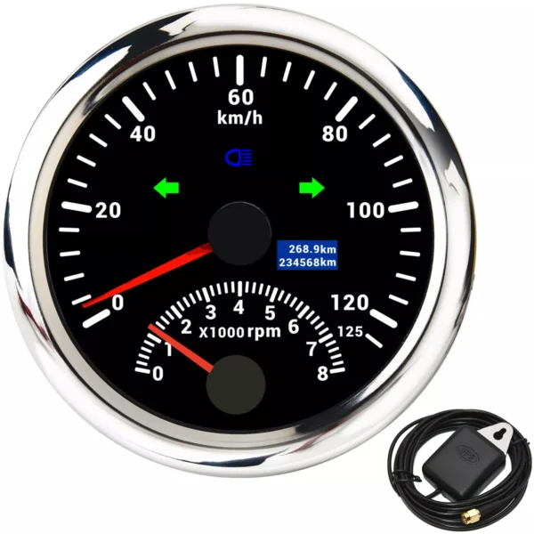 Universal Motorcycle Speedometer Digital Tachometer 5 Gear Speedometer Gauge for Motorcycle