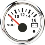 DC 12V 24V LED Voltage Volt Meter Monitor Auto Car Pointer Voltmeter 8V-16V - Image 2