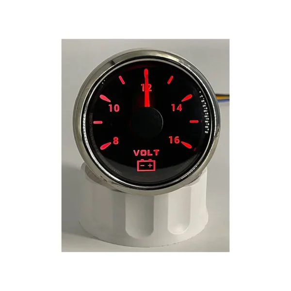 High Quality Car Auto 2 52mm 7 Colors BF Volt Voltage Gauge Meter