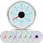 6 Gauge Set 85mm Boat GPS Speedometer 200MPH Tachometer 6000RPM Fuel Level Oil Pressure Water Temp Volt Gauge - Image 4