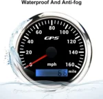 85mm Universal Car Truck Motorcycle Auto Meter GPS Speedometer Speedo Odometer 160mph/h With Backlight 12V 24V - Image 2