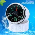 Marine 52mm VOLTAGE 12V VOLT GAUGE METER DIAL Car Racing Sport Boat Marine 8-16V - Image 4