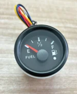 52mm Adjustable All Black With 5 Keys Car Generator Universal Fuel Gauge