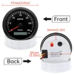 85mm Car Truck Motorcycle ATV UTV GPS Speedometer Gauge Odometer Velometer 120km/h Speed 9-32V With Backlight - Image 6