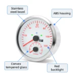 110MM White GPS Speedometer 120MPH with Tachometer 8000RPM Gauge for Boat Car - Image 5