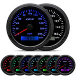 85MM GPS Speedometer Gauge 0-200MPH Tachometer&4 in 1 Gauge for Boat Car Truck - Image 4