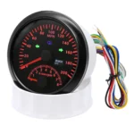 85MM Black GPS Speedometer 200MPH with Tachometer 8000RPM Gauge for Boat Car ATV - Image 4