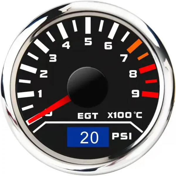 Exhaust Temp Gauge. Analog (dial Type 0-600 Deg C
