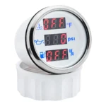 52mm Boat 3 in 1 Multifunction Gauge Fuel Level Water Temp Oil Pressure W/Sensor - Image 4