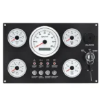 24V White Waterproof Marine Instrument Panel Boat Instrument Panel - Image 5