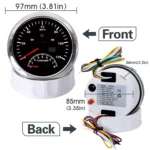 Hot 85MM 52MM Racing Car RPM Boost Vacuum Oil Press Water Temp Oil Temp Tachometer GPS Speedometer - Image 2