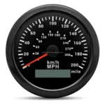 85mm GPS Speedometer 0-240KMH 0-80MPH with LCD Display Odometer for Marine Boat Yacht Vessel