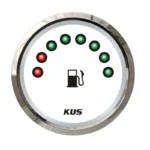 52mm 24v Car Fuel Level Gauge Meter Indicator Car Fuel Flow Meter with White Pointer - Image 3
