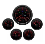 5 Gauge Set 85mm GPS Speedometer 120km/h With Tacho&Fuel/Oil/Temp/Volt for Boat - Image 2