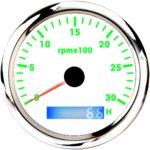 Magnet Generator Gauge diesel Engine Hour Meter Tachometer Rpm Meter - Image 5