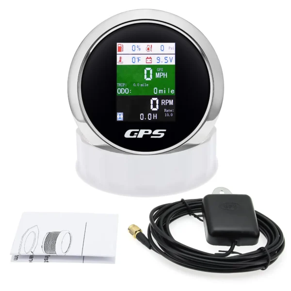 2024 Customized 85mm Digital 5 in 1  0-60MPH signal Speedometer