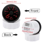 52mm Oil Pressure Gauge LED Meter 0-150Psi 0-10Bar & Sensor for Car Boat - Image 5