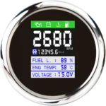 Auto Defi Gauges ZD+6 Gauges Advance Tachometer RPM Boost for ATV Boat - Image 4
