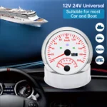 Own Logo 85mm Universal Auto Meter Speedometer and Tachometer 2 in 1 Gauge for Car - Image 2