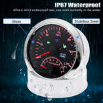5 Gauge Set 85mm Boat Car GPS Speedometer 0-120MPH Tacho with Sensors Waterproof - Image 4