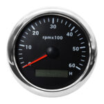 3 Gauge Set 85mm GPS Speedometer 0-200MPH Tachometer&85mm 4 in 1 Gauge for Boat - Image 3