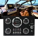 Marine Engine Control Gauge Set Instrument Boat Dashboard Panel - Image 3
