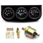 52mm 3 In1 Kit (Volt Meter+Water Temp+Oil Pressure Meter) and 85mm GPS Speedometer With Tachometer - Image 5