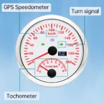 85mm New Universal Auto Meter Speedometer and Tachometer 2 in 1 Gauge - Image 3