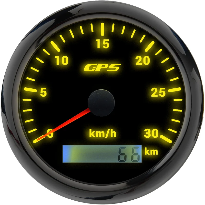 Ha7d9a8698dcc4638898adb34646f9ff5Z.webp 30KM/H Speedo Motorcycle Speedometer Meter Odometer with Backlight - Image 1