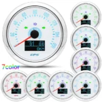 5 Gauge Set GPS Speedometer 0-160MPH With 52mm Fuel/Temp/Volt/Oil Pressure Gauge - Image 2
