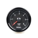 52mm Universal Waterproof Diesel Gasoline Engine Tachometer 6000RPM With Hourmeter REV Counter - Image 2