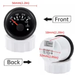 52mm Black Water Temperature Water Temp Gauge 40-120C/100-250F for Boat Car ATV Waterproof - Image 3