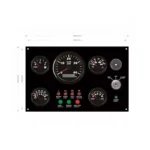 24V Engine Marine Instrument Cluster Gauge Meter Panel for Marine Boats - Image 3