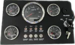 Boat Dashboard Gauge Set Marine Instrument Panel - Image 3