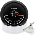 85mm Marine Rudder Angle Gauge Port-STBD 0-190ohms W/sensor for Car Boat Yacht