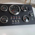 Universal 5-Gauge Black Marine Instrument Panel for Auto Meter GPS Speedometer Diesel Engine for Boat and Car New Release