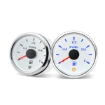 52mm Boat Fuel Level Gauge 240-33ohms 0-90ohms 0-190ohmohms 10-180ohms 240-30ohm 7 Colors LED