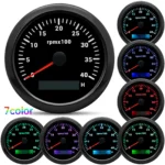 2024 High Quality Auto Parts Diesel 3000 RPM Tachometer 85mm Analog  Marine Tachometer Gauge - Image 4