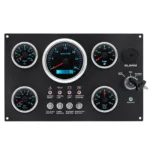 5 Gauge Set With Marine Instrument Panel Tachometer 3000RPM With Sender for Marine Boat - Image 5