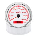 85mm 3 3/8 Inch Electrical Auto Meter Needle Black 200KM/H ODOMETER Speedometer - Image 6