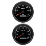 110mm Waterproof GPS Speedometer 120MPH 110mm Tachometer 8000RPM Gauge for Boat