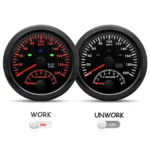 85MM Black GPS Speedometer 200MPH with Tachometer 8000RPM Gauge for Boat Car ATV - Image 3