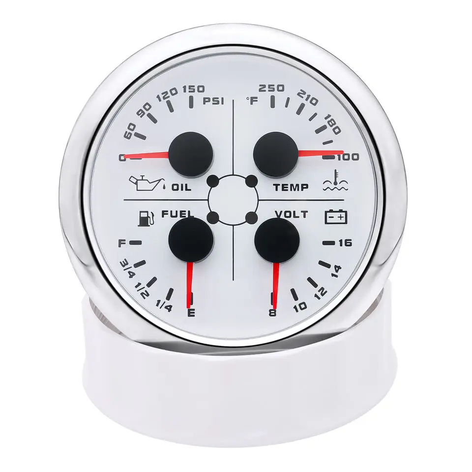 Hb2189ac5a2aa49e5903255944a3977bft.webp Four in One Ultrasonic Water Tank Liquid Depth Level Meter Sensor Radar Fuel Level Gauge - Image 1