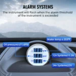 Waterproof 3-in-1 Multi-Functional Water Level Holding Tank Voltmeter 9-32V for Car Motorcycle Tractor Truck - Image 6