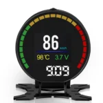 Digital Display Turbo Boost Gauge Car Gauge With Sensor 2.5 Inch 60mm 7 Color in 1 Racing Gauge - Image 3