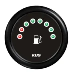 52mm 24v Car Fuel Level Gauge Meter Indicator Car Fuel Flow Meter with White Pointer