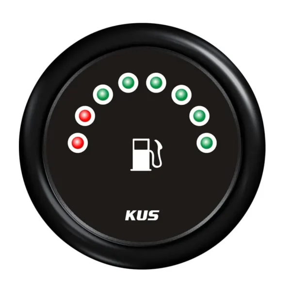 52mm 24v Car Fuel Level Gauge Meter Indicator Car Fuel Flow Meter with White Pointer